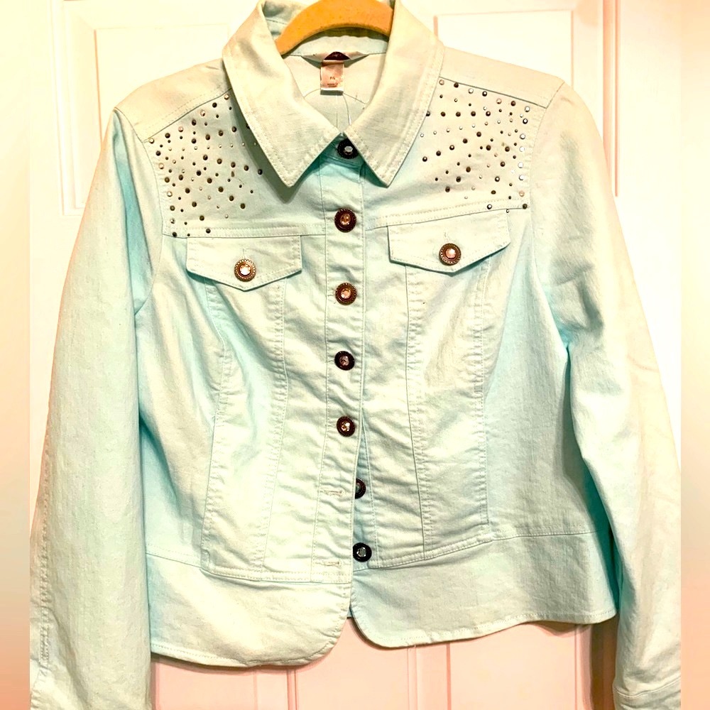 NWT Christopher & Banks Jean Jacket